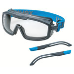 uvex 9143300 i-guard+ Safety goggles versatile fog-free UV400 grey/blue