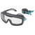uvex 9143300 i-guard+ Safety goggles versatile fog-free UV400 grey/blue
