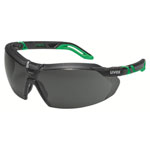 uvex 9183045 i-5 safety glasses black/green max security comfort