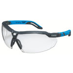 uvex 9183065 i-5 safety glasses grey/blue max security comfy fit