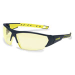 uvex 9194365 i-works Safety Glasses Anthracite/Yellow 1 pc.