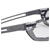 uvex 9199180 x-fit safety glasses UV protection Grey EN 166/170