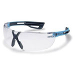 uvex 9199245 x-fit pro safety glasses UV protection blue one piece