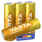 Varta 4106101354 Longlife AA Battery Alkali-manganese 2800mAh 1.5V 4pcs