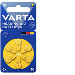 Varta 24610101416 Button Cell Zinc Air Hearing Aid Batteries 1.4V 6pcs