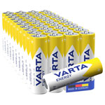 Varta 4106229391 Energy AA Batteries 1.5V 40 pcs Long-Life Leakproof