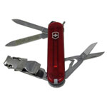 Victorinox 0.6463.T Nail Clip 580 Swiss Army Knife 8 Functions Ruby Red