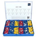 Vogt Verbindungstechnik 4045 Crimp Connector set 520pcs Red/Blue/Yellow