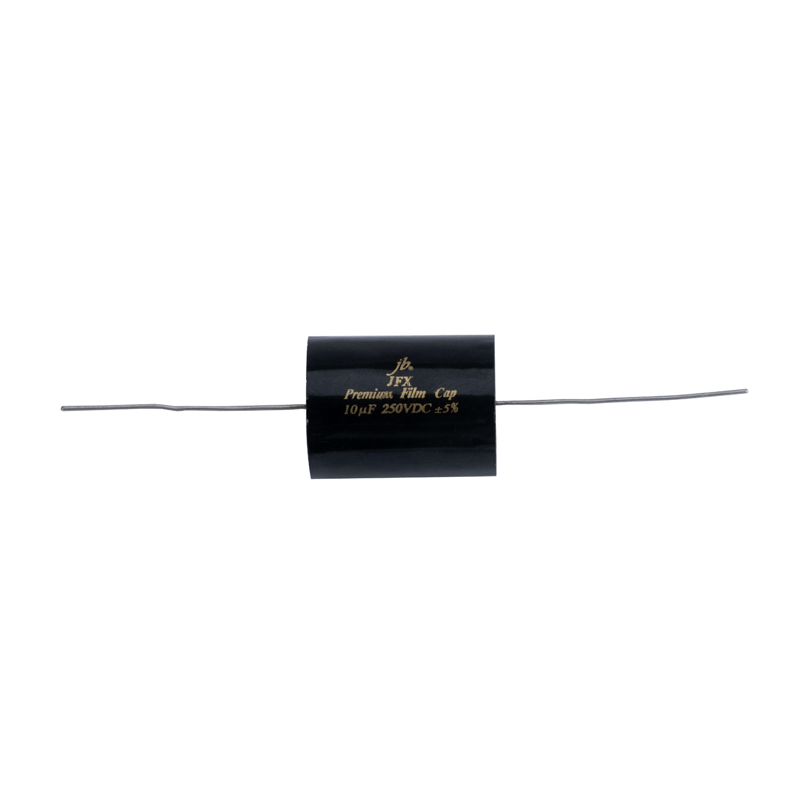 JB Capacitors 10uF ±5 250V Axial Metallized Polypropylene Film