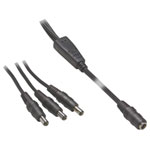VOLTCRAFT 072958C Low power cable, socket and plug 5.5mm 2.5mm.10 m