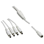 VOLTCRAFT 072961C Low power cable, socket and plug 5.5mm 2.1 mm.10 m