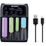 VOLTCRAFT IPC-2 Charger for cylindrical cells NiMH NiCd Li-ion LiFePO AAAA AAA