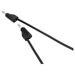 VOLTCRAFT MSB-100-1-SW Test lead 4 mm plug 4 mm plug.00 m Black