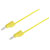 VOLTCRAFT MSB-300 Test lead Banana jack 4 mm 0.75 m Yellow