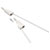 VOLTCRAFT MSB-300 Test lead Banana jack 4 mm 5.00 m White