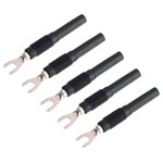 VOLTCRAFT MSK-107 Test lead bracket 4 mm socket - Black