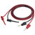 VOLTCRAFT MSL-102 Test lead 4 mm plug .00 m Black Red