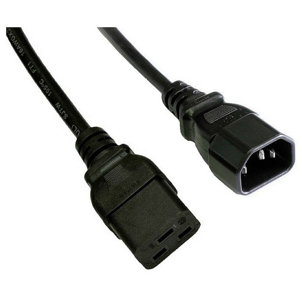 Akyga AK-UP-02 Current Cable [1x IEC C19 socket - 1x IEC C14 plug ...