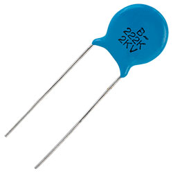 Suntan TS16003D222KSBPC0R 2200pF 10% 2kv Y5P Ceramic Disc Capacitor