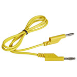 VOLTCRAFT Test lead Banana jack 4 mm Banana jack 4 mm.00 m Yellow