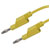 VOLTCRAFT Test lead Banana jack 4 mm Banana jack 4 mm.00 m Yellow