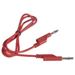 VOLTCRAFT Test lead Banana jack 4 mm Banana jack 4 mm.00 m Red