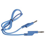 VOLTCRAFT Test lead Banana jack 4 mm Banana jack 4 mm.00 m Blue