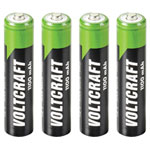 VOLTCRAFT HR03 AAA Battery (Rechargeable) NiMH 1100 mAh 1.2V 4 Pack