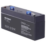 VOLTCRAFT CE6V3,2Ah VC12713935 VRLA 6V 3.2 Ah34 x 67 x 34mm 4.8mm battery
