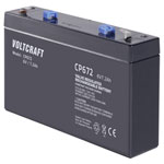 VOLTCRAFT CE6V7Ah VC12713945 VRLA 6V 7.2 Ah51 x00 x 34mm 4.8mm battery