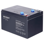 VOLTCRAFT CE12V12Ah VC12713990 VRLA2V2 Ah51 x01 x 98mm 6.35mm battery