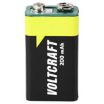 VOLTCRAFT 9 V PP3 battery (rechargeable) NiMH 200 mAh 8.4 V