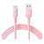 Akyga AK-USB-61 USB cable USB-A plug, USB-C® plug 1 m Pink