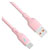 Akyga AK-USB-61 USB cable USB-A plug, USB-C® plug 1 m Pink