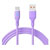 Akyga AK-USB-65 USB cable USB-A plug, USB-C® plug 1 m Violet