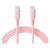 Akyga AK-USB-66 USB cable USB-C® plug, USB-C® plug 1 m Rose