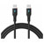 Akyga AK-USB-67 USB cable USB-C® plug, USB-C® plug 1 m Black