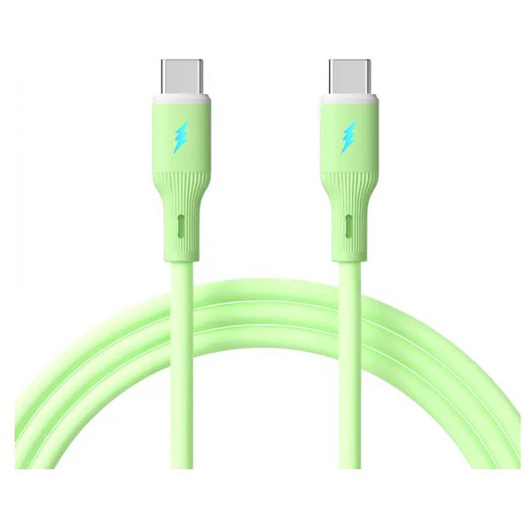 Akyga AK-USB-69 USB cable USB-C® plug, USB-C® plug 1 m Green