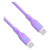 Akyga AK-USB-70 USB cable USB-C® plug, USB-C® plug 1 m Violet