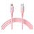 Akyga AK-USB-71 USB cable USB-C® plug, Apple Lightning plug 1 m Rose