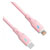 Akyga AK-USB-71 USB cable USB-C® plug, Apple Lightning plug 1 m Rose