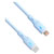 Akyga AK-USB-72 USB cable USB-C® plug, Apple Lightning plug 1 m Blue