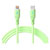 Akyga AK-USB-73 USB cable USB-C® plug, Apple Lightning plug 1 m Green