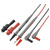 VOLTCRAFT MS-2 Safety test lead et Banana jack 4 mm Test probe Black Red Set