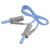 VOLTCRAFT VC8063350 Safety test lead Banana jack 4mm0.75 m; Blue; MSB-5010 A