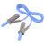VOLTCRAFT VC8063360 Safety test lead Banana jack 4mm1.00 m; Blue; MSB-5010 A