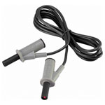 VOLTCRAFT VC8063370 Safety test lead Banana jack 4mm1.50 m; Black; MSB-5010 A