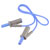 VOLTCRAFT VC8063410 Safety test lead Banana jack 4mm0.50 m; Blue; MSB-5010 A