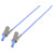 VOLTCRAFT VC8063410 Safety test lead Banana jack 4mm0.50 m; Blue; MSB-5010 A