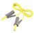 VOLTCRAFT VC8063460 Safety test lead Banana jack 4mm1.00 m; Yellow; MSB-5010 A
